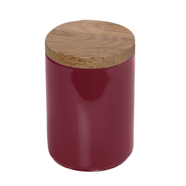 DIS. POMEGRANATE ESSENTIALS ΔΟΧΕΙΟ ΜΕ ΞΥΛ. ΚΑΠΑΚΙ 8Χ8Χ12ΕΚ | Συσκευασία 6 τμχ