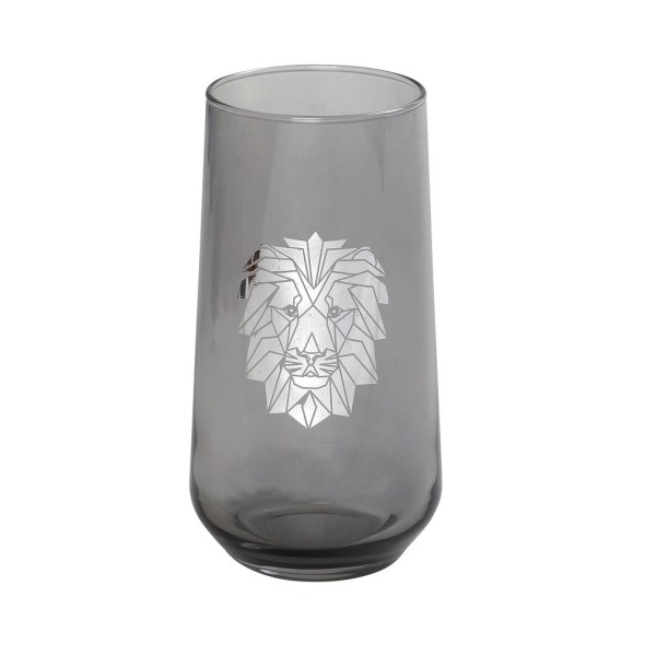 DIS. JUNGLE LION ΑΣΗΜΙ ΠΟΤΗΡΙ ΝΕΡΟΥ 470ML 7,8X14,8EK | Συσκευασία 6 τμχ