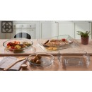 UP.OR. BORCAM  GRILL RECT. TRAY TEMPERED 40X27X5CM 3800CC P/144 GB1.OB6. | Συσκευασία 2 τμχ