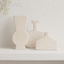 ΒΑΖΟ ΚΕΡΑΜ. ΠΛΑΚΕ ΜΠΕΖ-GOLD PATINA 34X7X23ΕΚ | Συσκευασία 2 τμχ