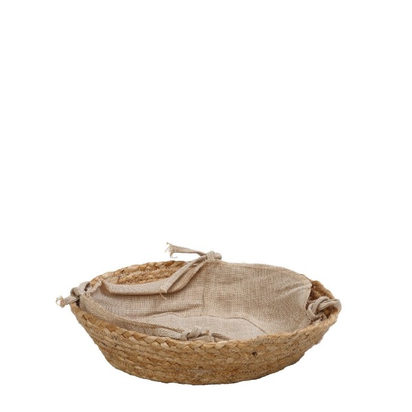 DIS. ΚΑΛΑΘΙ ΣΤΡΟΓΓ. ΓΙΟΥΤΑ ΜΕ ΥΦΑΣΜΑ JUTE/COTTON 24X7EK | Συσκευασία 3 τμχ