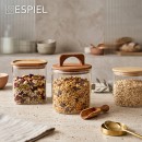 ΔΟΧΕΙΟ BOROSILICATE ΣΤΡΟΓΓ. ΜΕ ΚΑΠΑΚΙ ΜΠΑΜΠΟΥ 650ML 10X12,7ΕΚ | Συσκευασία 6 τμχ