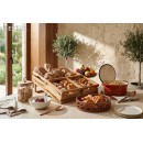 ΔΟΧΕΙΟ BOROSILICATE ΤΕΤΡΑΓΩΝΟ ΜΕ ΚΑΠΑΚΙ ΑΚΑΚΙΑΣ 370ML 8,2X9,1ΕΚ | Συσκευασία 6 τμχ