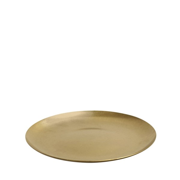 ANTIQUE STONEWASH GOLD ΠΙΑΤΟ ΡΗΧΟ ΣΤΡΟΓΓ. SS 18/10 23Χ23Χ1,5ΕΚ. | Συσκευασία 2 τμχ