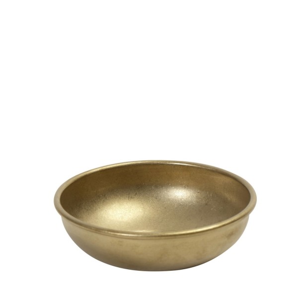 ANTIQUE STONEWASH GOLD ΝΤΙΠΑΚΙ ΚΟΥΠ ΣΤΡΟΓΓ. SS 18/10 7,7Χ7,7Χ2,3ΕΚ. | Συσκευασία 6 τμχ