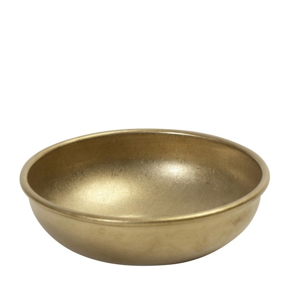 ANTIQUE STONEWASH GOLD ΝΤΙΠΑΚΙ ΚΟΥΠ ΣΤΡΟΓΓ. SS 18/10 9,7Χ9,7Χ2,8ΕΚ. | Συσκευασία 4 τμχ