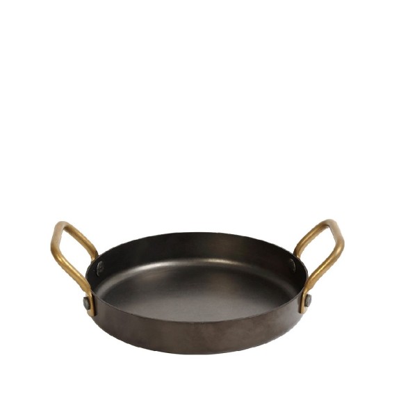 ANTIQUE STONEWASH BLACK ΣΑΓΑΝΑΚΙ ΜΕ 2 ΛΑΒΕΣ 3-PLY SS18/10-SS18/0 370ML D: 14 H: 3CM | Συσκευασία 2 τμχ