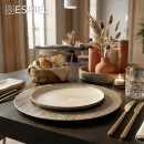 ΠΙΑΤΟ ΠΑΡΟΥΣΙΑΣΗΣ/ΣΟΥΠΛΑ ΧΡΥΣΟ  ΠΛΑΣΤΙΚΟ 33EK | Συσκευασία 6 τμχ