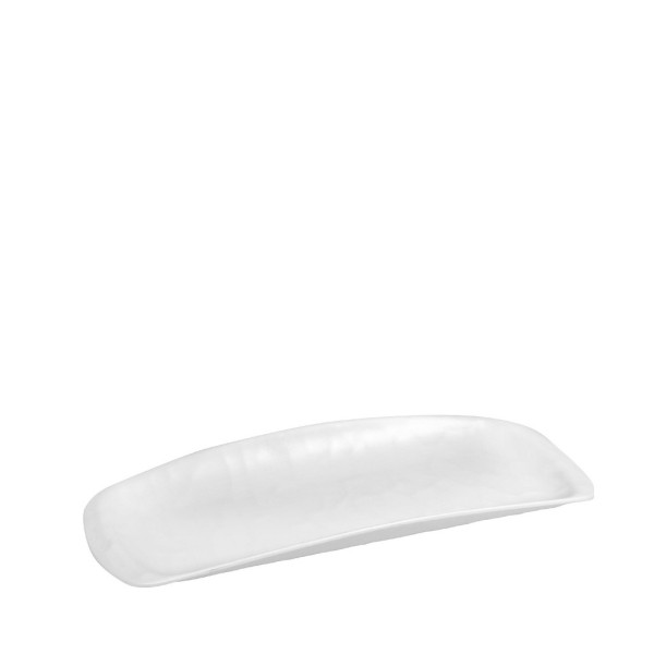 WHITE ΓΟΝΔΟΛΑ ΟΡΘ. 26,5Χ11ΕΚ WAVY MATTE ΜΕΛΑΜΙΝΗΣ  (smA) | Συσκευασία 6 τμχ