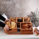 WOOD-WELL ΒΑΣΗ ΛΟΞΗ ΞΥΛΙΝΗ ΓΙΑ ΚΑΦΑΣΙΑ GN1/1 32,50Χ53,50Χ18/10ΕΚ (smA)