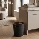 ΚΑΛΑΘΙ ΣΤΡΟΓΓΥΛΟ ΜΑΥΡΟ ΥΦΑΣΜΑΤΙΝΟ 25Χ25Χ30ΕΚ 14L (smOO) | Συσκευασία 6 τμχ