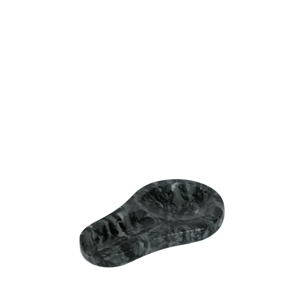 SPOON REST/ASHTRAY ΑΠΟ ΜΑΡΜΑΡΟ ΜΑΥΡΟ 10ΕΚ. | Συσκευασία 3 τμχ