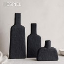 ΒΑΖΟ ΚΕΡΑΜ. ΠΛΑΚΕ ΜΑΥΡΟ 49X16,8X9,2ΕΚ