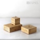 ΚΟΥΤΙ ΜΕ ΚΑΠΑΚΙ BAMBOO ΟΡΘ. 22X15X7EK | Συσκευασία 4 τμχ