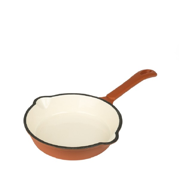 VOLCANO ΤΗΓΑΝΙ CAST-IRON ΚΕΡΑΜΙΔΙ ΜΕ ENAMEL 25,5ΕΚ.