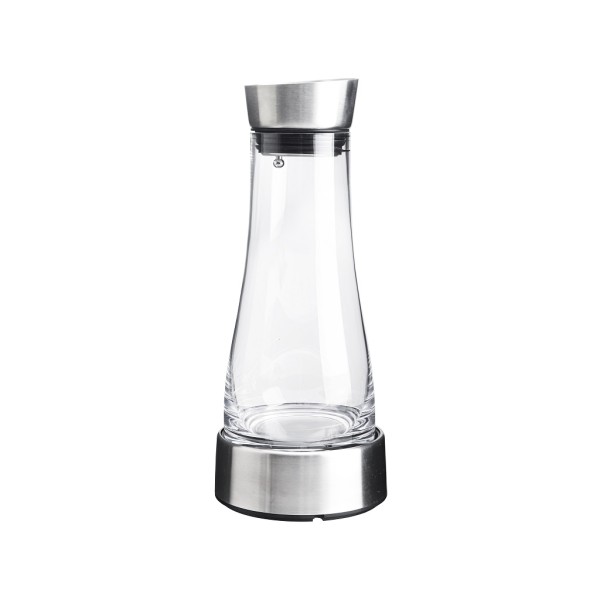 ΚΑΡΑΦΑ ΨΥΧΟΜΕΝΗ ΓΥΑΛΙΝΗ 1000ML ΜΕ ΑΝΟΞ. ΠΩΜΑ/ΒΑΣΗ ΚΑΙ ΠΑΓΟΚΥΣΤΗ  13X13X30EK.