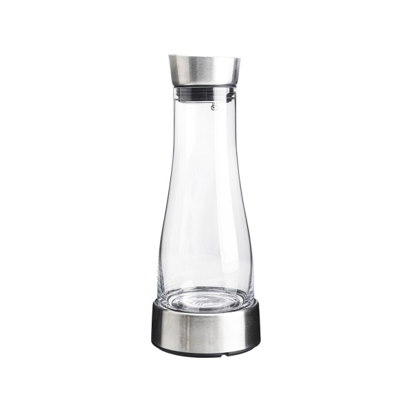 ΚΑΡΑΦΑ ΨΥΧΟΜΕΝΗ ΓΥΑΛΙΝΗ 1200ML ΜΕ ΑΝΟΞ. ΠΩΜΑ/ΒΑΣΗ ΚΑΙ ΠΑΓΟΚΥΣΤΗ  13X13X33EK.