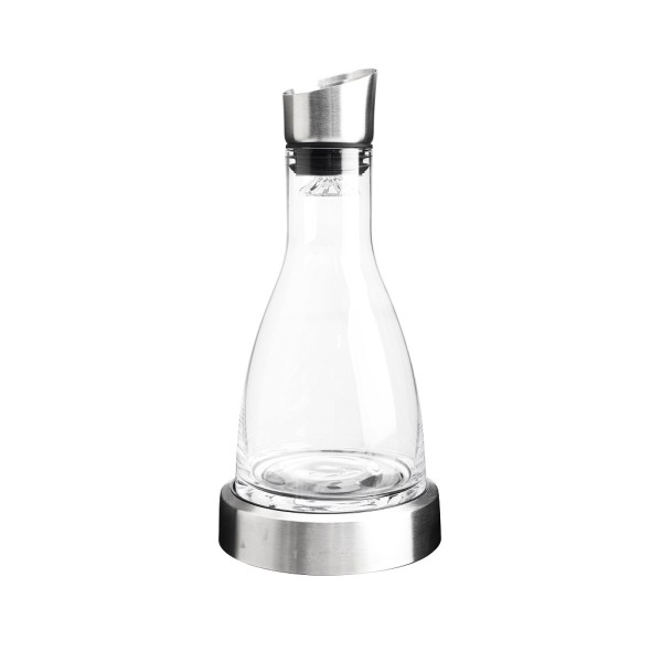 ΚΑΡΑΦΑ ΚΡΑΣΙΟΥ ΓΥΑΛΙΝΗ 1200ML ΜΕ ΑΝΟΞ. ΠΩΜΑ/ΒΑΣΗ ΚΑΙ ΠΑΓΟΚΥΣΤΗ  15X15X30,5EK.