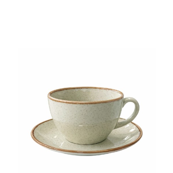 REACT. GREEN/KHAKI ESSENTIALS ΦΛΙΤΖΑΝΙ & ΠΙΑΤΑΚΙ ΚΑΠΟΥΤΣΙΝΟ 220ML 14x7.5EK | Συσκευασία 6 τμχ