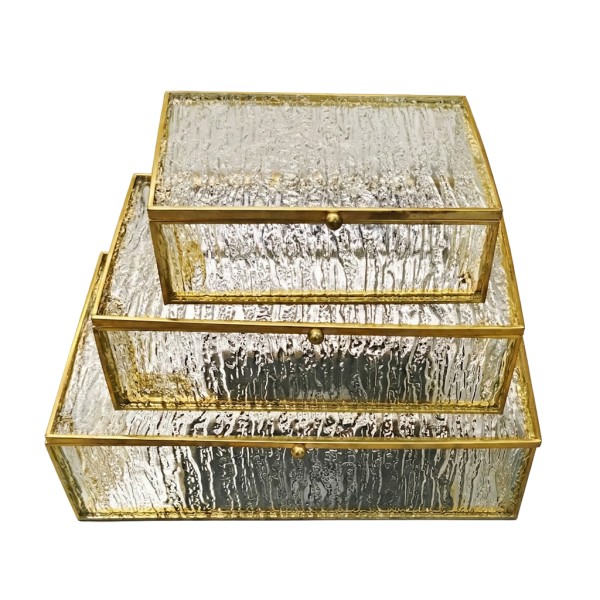 ΚΟΥΤΙ ΜΕΤΑΛ.-ΓΥΑΛΙ ΣΕΤ/3 25X15X7-20X12X6-15X10X5EK