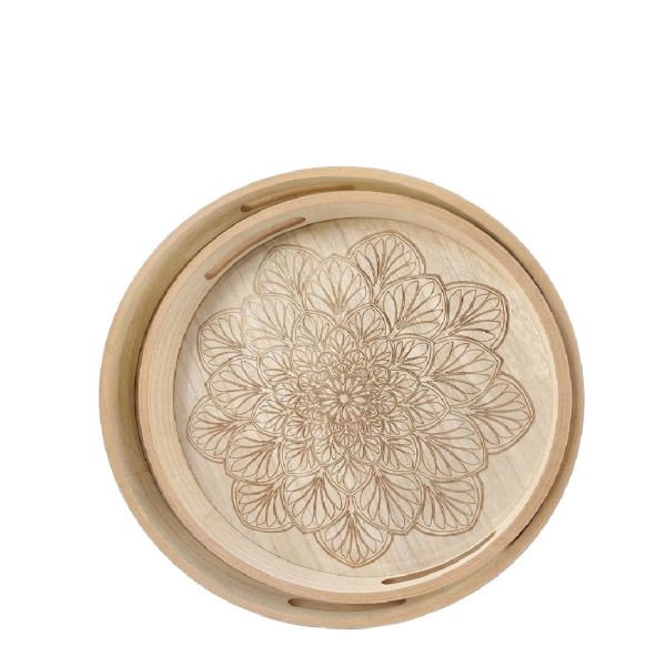 ΔΙΣΚΟΙ ΔΙΑΚΟΣΜΗΤΙΚΟΙ ΣΕΤ/2 MDF 30X30X4.5ΕΚ/35X35X4.5ΕΚ