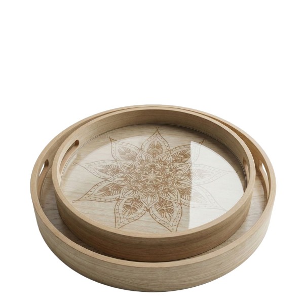 ΔΙΣΚΟΙ ΔΙΑΚΟΣΜΗΤΙΚΟΙ ΣΕΤ/2 MDF 30X30X4.5ΕΚ/35X35X4.5ΕΚ