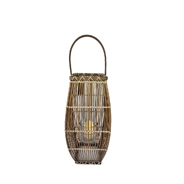 ΦΑΝΑΡΙ BAMBOO ΜΕ ΔΟΧΕΙΟ ΓΙΑ ΡΕΣΩ S 11X16X36EK | Συσκευασία 2 τμχ