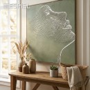 ΠΙΝΑΚΑΣ ΣΕ ΚΑΜΒΑ ΠΡΑΣΙΝΟΣ PVC/MDF 60X60X3ΕΚ
