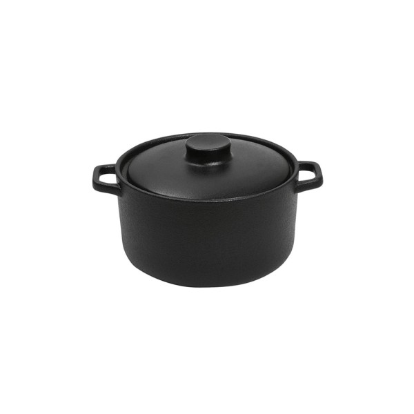 LAVA ΚΑΤΣΑΡΟΛΑΚΙ STONEWARE ΜΑΥΡΟ 190ML D: 10 H: 6.5CM | Συσκευασία 4 τμχ