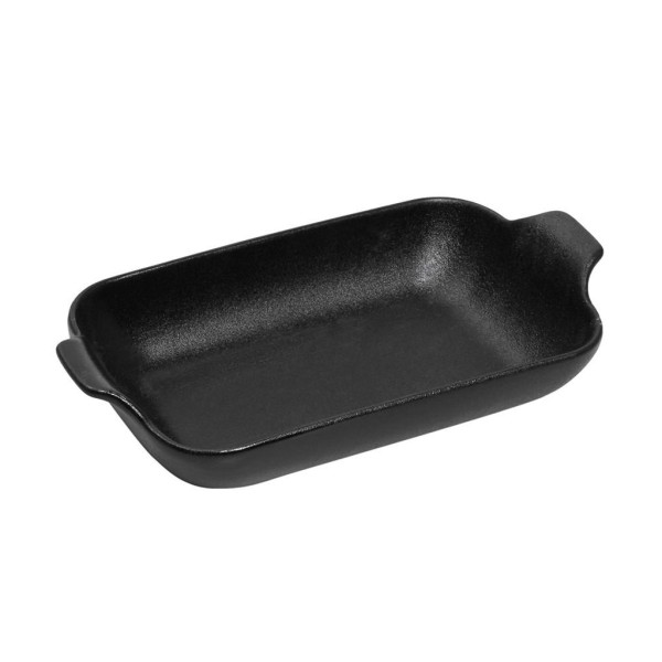LAVA ΣΑΓΑΝΑΚΙ ΟΡΘ. STONEWARE ΜΑΥΡΟ 540ML 20,5(25 INCL. HANDLES)X13,8X5,5CM | Συσκευασία 2 τμχ