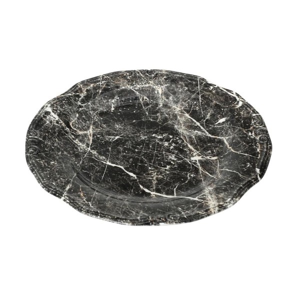 DIS. MARBLE ΠΙΑΤΕΛΑ ΣΤΡΟΓΓ. ΜΑΥΡΟ 33ΕΚ | Συσκευασία 2 τμχ