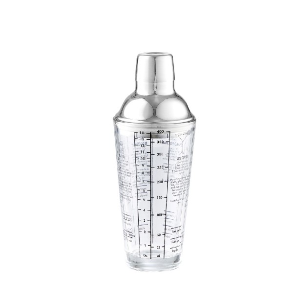 DIS.DAY COCKTAIL SHAKER ΓΥΑΛΙΝΟ 400ML | Συσκευασία 12 τμχ
