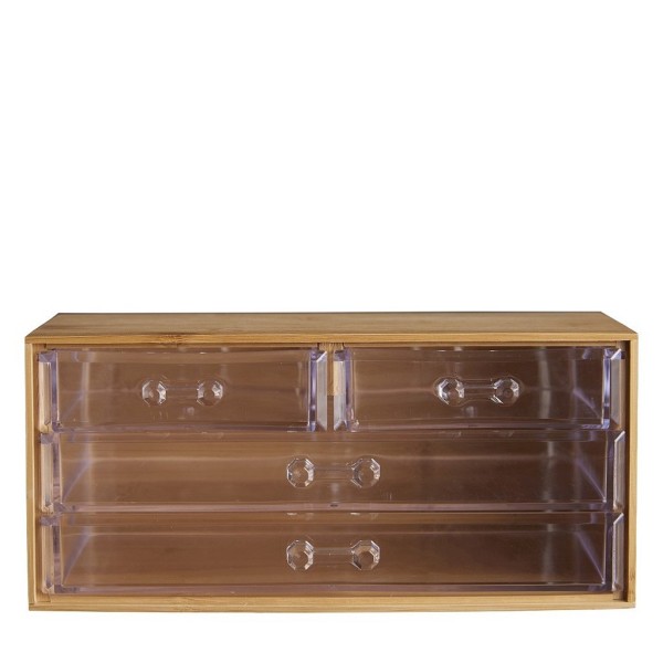DIS.DAY ΚΟΥΤΙ ΑΠΟΘΗΚΕΥΣΗΣ ΜΕ ΣΥΡΤΑΡΙΑ BAMBOO 23,5X14,5X10,8ΕΚ. | Συσκευασία 4 τμχ