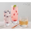 NUDE BIG TOP HIGH BALL SET6 340CC H:16.1CM D:6.2CM PLT/1200 GB6.OB24.