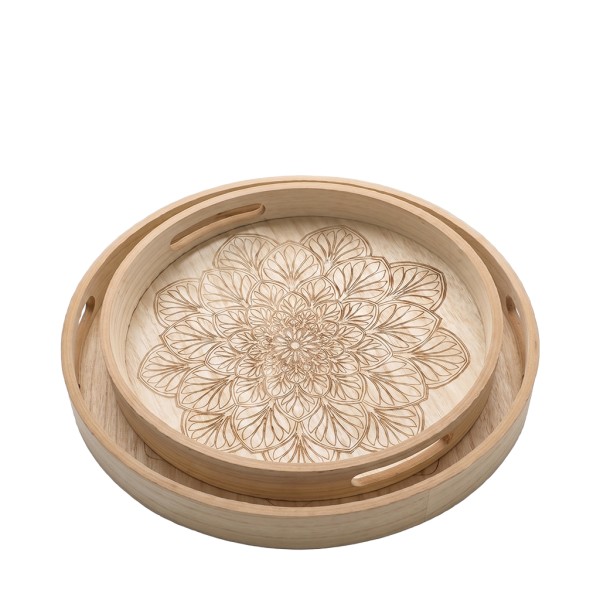 ΔΙΣΚΟΙ ΔΙΑΚΟΣΜΗΤΙΚΟΙ ΣΕΤ/2 MDF 30X30X4.5ΕΚ/35X35X4.5ΕΚ