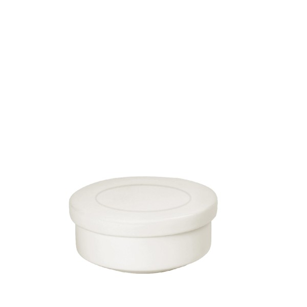 SIDERS IVORY ΔΟΧΕΙΟ ΜΕ ΚΑΠΑΚΙ 100ML 8,5X8,5X4,2CM | Συσκευασία 6 τμχ