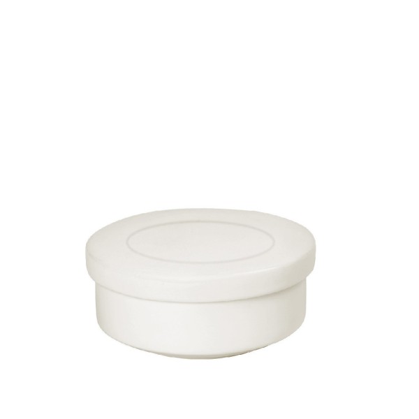 SIDERS IVORY ΔΟΧΕΙΟ ΜΕ ΚΑΠΑΚΙ 260ML 11,4X11,4X5,5CM | Συσκευασία 4 τμχ