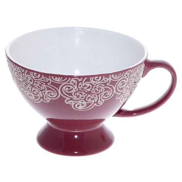 DIS. VIENNA ΜΠΩΛ ΜΕ ΠΟΔΙ & ΛΑΒΗ ΜΠΟΡΝΤΩ 320ML13.3x9.5 Κ6/Μ24 | Συσκευασία 6 τμχ