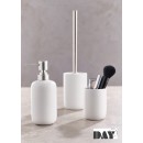 DIS.DAY ΑΞΕΣΟΥΑΡ ΜΠΑΝΙΟΥ ΣΕΤ3 ΛΕΥΚO (ΠΟΤΗΡΙ ΔΙΑ:7ΕΚ/Υ:10ΕΚ./ DISP.440ML ΔΙΑ:7ΕΚ/Υ:20ΕΚ. /ΒΟΥΡΤΣΑ | Συσκευασία 6 τμχ