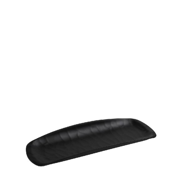 BLACK ΓΟΝΔΟΛΑ ΟΡΘ. 21Χ8,5ΕΚ WAVY MATTE ΜΕΛΑΜΙΝΗΣ  (smA) | Συσκευασία 6 τμχ