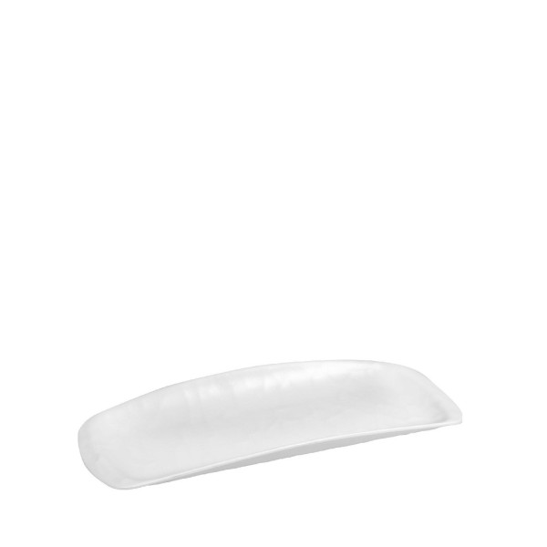 WHITE ΓΟΝΔΟΛΑ ΟΡΘ. 21Χ8,5ΕΚ WAVY MATTE ΜΕΛΑΜΙΝΗΣ  (smA) | Συσκευασία 6 τμχ
