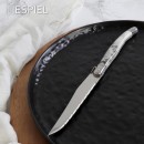 ANTIQUE CUT ΜΑΧΑΙΡΙ STEAK ΑΣΗΜΙ ΛΕΥΚΗ ΛΑΒΗ - NEW BLADE-  SS420 1,5MM 23EK | Συσκευασία 12 τμχ
