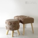 ΣΚΑΜΠΟ ΥΦΑΣΜ. ΚΑΦΕ ΣΕΝΙΛ ΜΕ ΞΥΛΙΝΗ ΒΑΣΗ 35X35X40ΕΚ