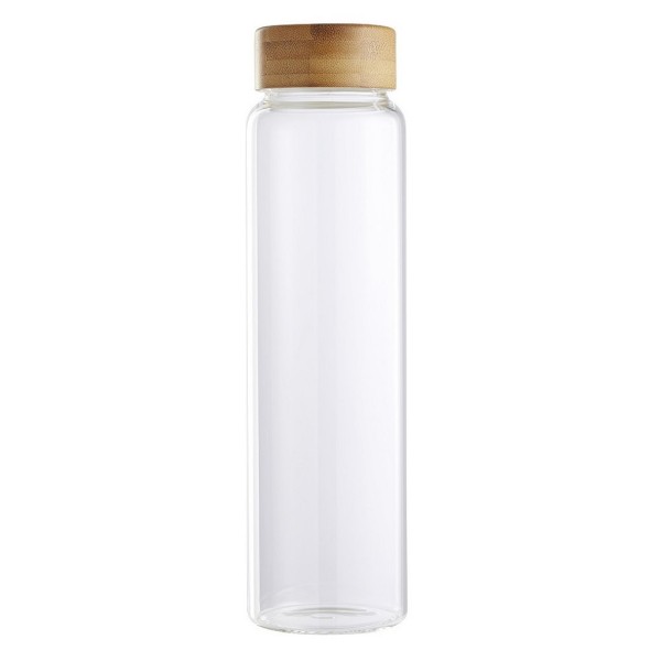 DIS.DAY ΚΑΡΑΦΑ ΓΥΑΛΙΝΗ ME ΠΩΜΑ BAMBOO 1000ML | Συσκευασία 12 τμχ