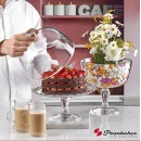 PETITE PATISSERIE PLATE-DOME H:15,3 D:26,4CM P/72 GB1.OB2