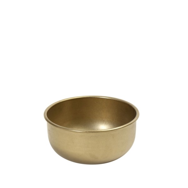 ANTIQUE STONEWASH GOLD ΝΤΙΠΑΚΙ ΒΑΘΥ ΣΤΡΟΓΓ. SS 18/10 7,7Χ7,7Χ4ΕΚ. | Συσκευασία 4 τμχ