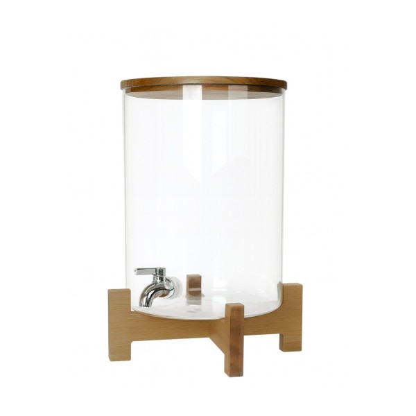 ΔΙΑΝΕΜΗΤΗΣ BOROSILICATE ΜΕ ΚΑΠΑΚΙ/ΒΑΣΗ ΑΚΑΚΙΑΣ 5LT 24,5X28,5ΕΚ