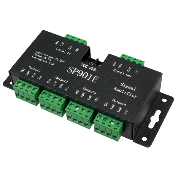 LED Digital RGB Ενισχυτής Σήματος SP901E LED Pixel WS2812B WS2811 SPI Signal Amplifier Repeater 10000 IC Professional Series 5v - 12v - 24v GloboStar 88774 LED Digital RGB Ενισχυτής Σήματος SP901E LED Pixel WS2812B WS2811 SPI Signal Amplifier Repeater 10000 IC Professional Series 5v - 12v - 24v GloboStar 88774