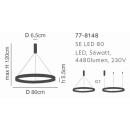SE LED 80 AMAYA PENDANT GOLD MAT Δ5