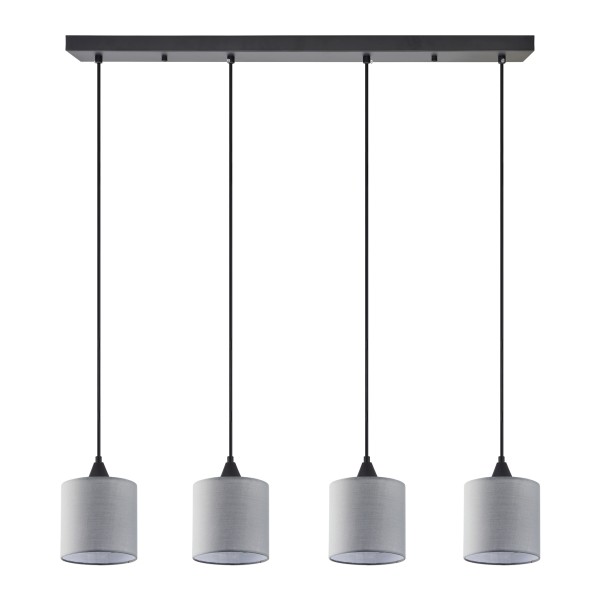 SE21-BL-B10-4BL-SH2 ADEPT PENDAT Grey Shade Pendant+